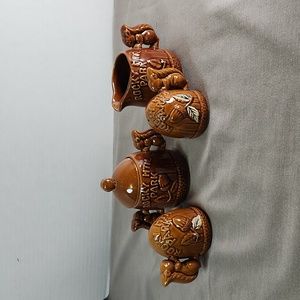 VINTAGE Sugar and Creamer Salt and Pepper set